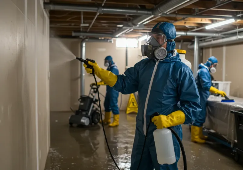 Basement Sanitization and Antimicrobial Treatment process in Arkadelphia, AR